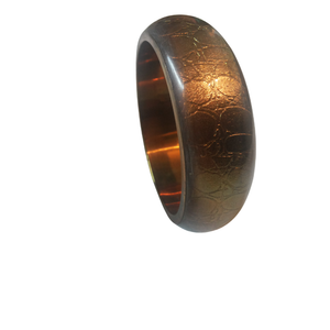 Women's Fashion Bracelets & Bangles Engraved Leather with Resin from Costume Jewelry Wholesalers & Suppliers Brass Material