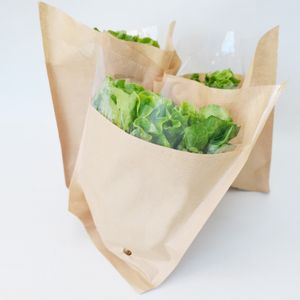 Living Basil  Living Lettuce Vegetable Packing Bag Herb Sleeves of Fresh Herb Packaging for Hydroponic