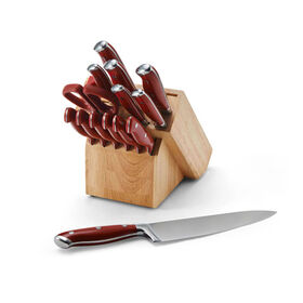 Stainless-steel Blades Chef's Cutlery Set Kitchen Knife Set In Gift Kitchen Knife Set With Wood Block