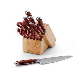 Stainless-steel Blades Chef's Cutlery Set Kitchen Knife Set In Gift Kitchen Knife Set With Wood Block