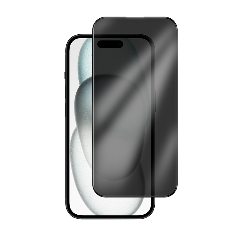 Dongguan Longjia Electronic Technology Co., Ltd. True 3D Dust Free Privacy Tempered Glass ESD anti-static big curved edge Screen Protector For Iphone 15 14 13 12 11 Pro XR 16pro