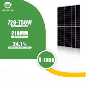 jingsun In Stock High Power N-type PV Modules Monocrystalline 720W 730W 740W 750W N type Solar Panel