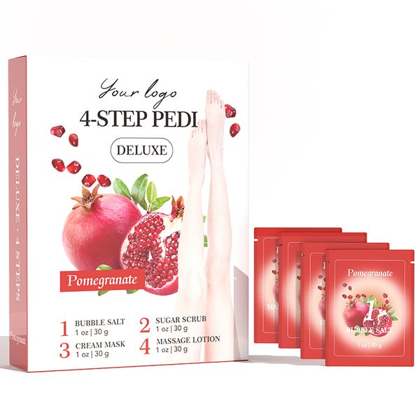 Deluxe Pedicure Supplies Kit 4 Step Pedicure Kit Professional Foot Spa Deluxe Manicure And Pedicure Kit