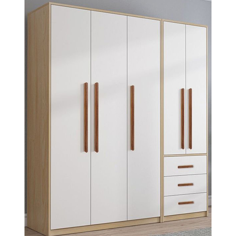 Minimalist modern high quality wooden closet modern cupboard for clothes chipboard wardrobes for bedroom furniture