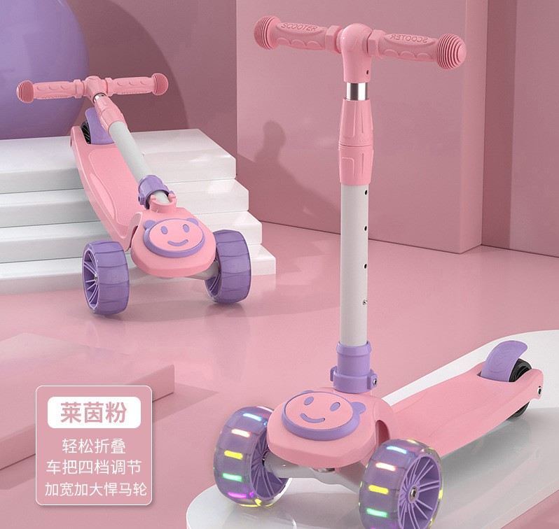 He' Nan Juershang Trading Co., Ltd. Wholesale cheap 3 in 1 foldable kids child toy balance bike scooter 3 wheel with seat for kid
