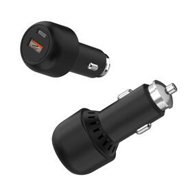 USB C Car Charger 83W Dual Port PPS PD 65W Type C Super Fast Charging QC 3.0 18W Adapter