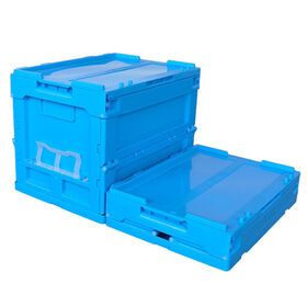 small plastic folding packaging box household bead storage box packaging container with lid
