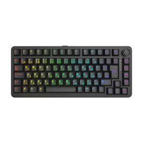 75% triple modes magnetic mechanical Keyboard customized switch gasket structure RGB backlight