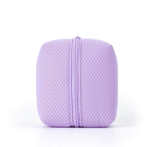 Portable Square Mesh Storage Cosmetic Tools Bag Casual Pouch Small Cube Make Up Purse Makeup Accessories Case