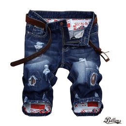 Men Denim Fashion Short Jeans Bermuda Plus Size Pants Men's Jean Special Design