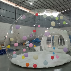 Inflatable bubble bounce house transparent tent trampoline bubble bounce house balloon outdoor starry sky camping