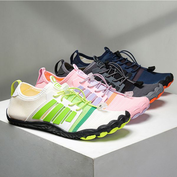 Outdoor Five-finger Hiking Beach Shoes Quick Drying Outdoor Brefoot Shoes Plus Size Nonslip River Sea Diving Sneakers
