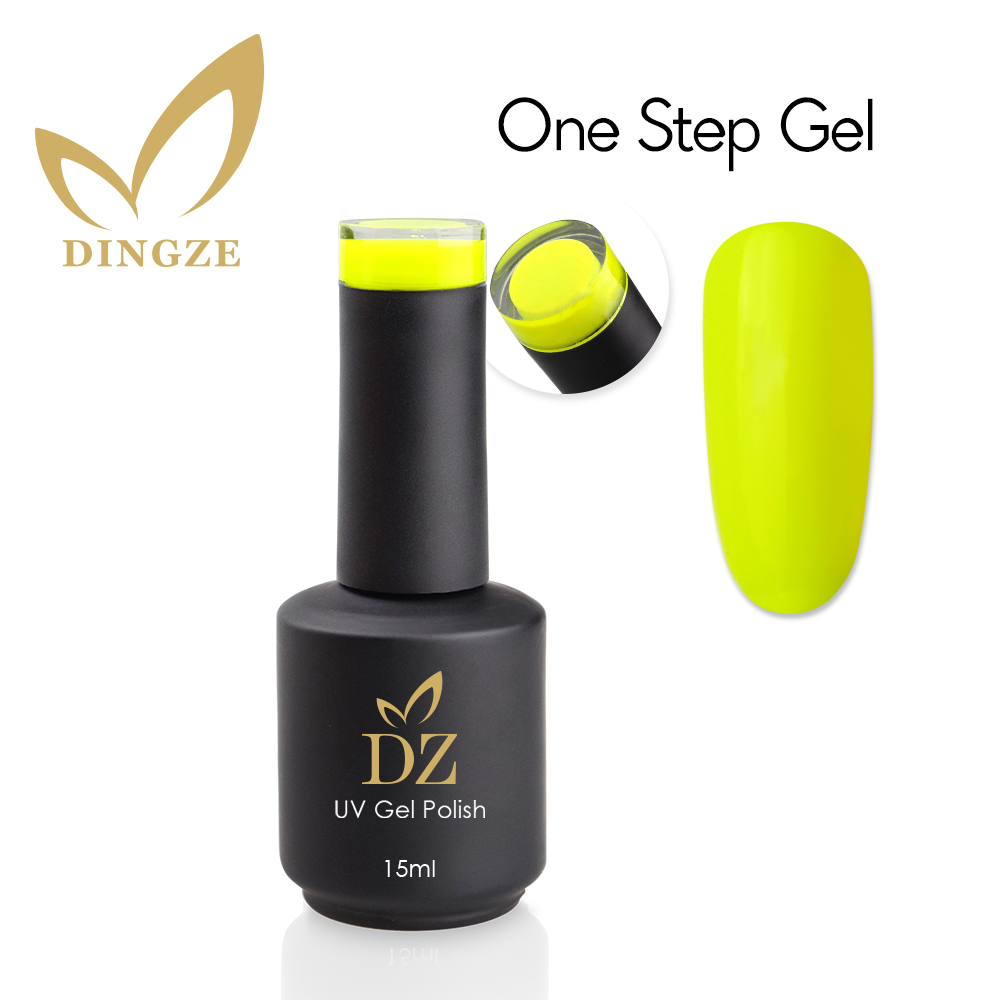 Guangzhou Dingde Kang Chemical Technology Co., Ltd. High quality long lasting 1 step uv gel nail soak off 10ml 15ml One step gel polish set