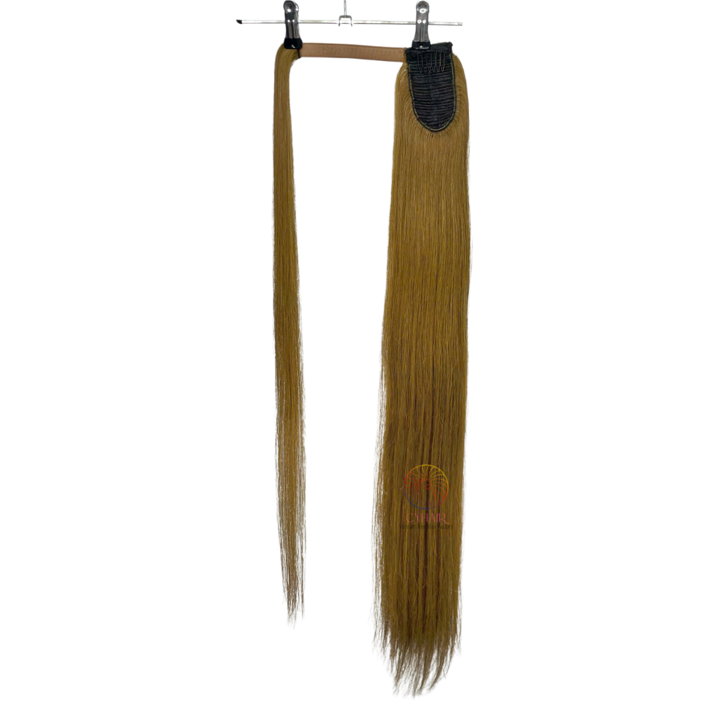 Straight Ponytail Extensions Remy Vietnamese Hair 100% Natural Clip In Hair Ponytail Human Hair Extensions