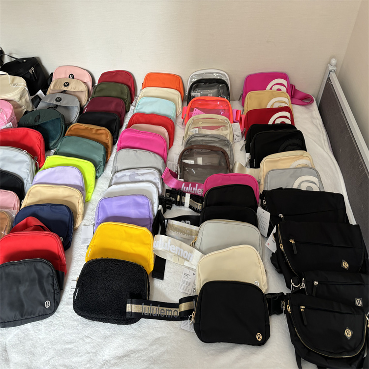 Shanghai Geely Co., Ltd. Outdoor Running 1L Lulu Waistpack Multifunctional Storage Mobile Phone Bag Men Women Fitness Lulu leomon Everywhere Belt Bag