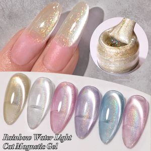BORN PRETTY Customised Rainbow Glass Jelly Crystal Cateye Gel Polish Professional Odorless Cat's Eye Nail Gel Polishes Supplies