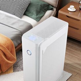 Wholesale High Efficiency Ionizer HEPA Air Purifier smart sensor UVC light function with universal wheels for home and office use*