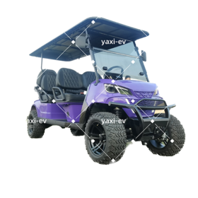 CE certified Lithium Battery Powered 72V AC System 2 Seat Electric Lifted Off Road Golf Cart Buggy lifted golf cart