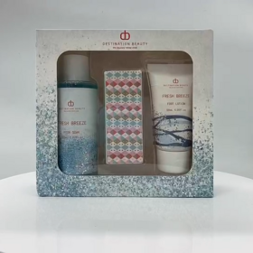 Promotional 5pcs body wash long-lasting fragrance beauty bath gift set for women