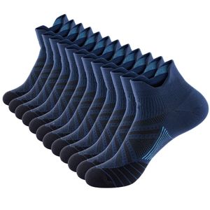 Manufacturer Wholesale Custom Low Cut Cushioned Sock Athletic Sports Women Men Breathable Ankle Cotton Running Socks