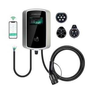 OCPP 7KW 11KW 22KW 16A 32A Type 1 Type 2 GBT electric car charging station mobile