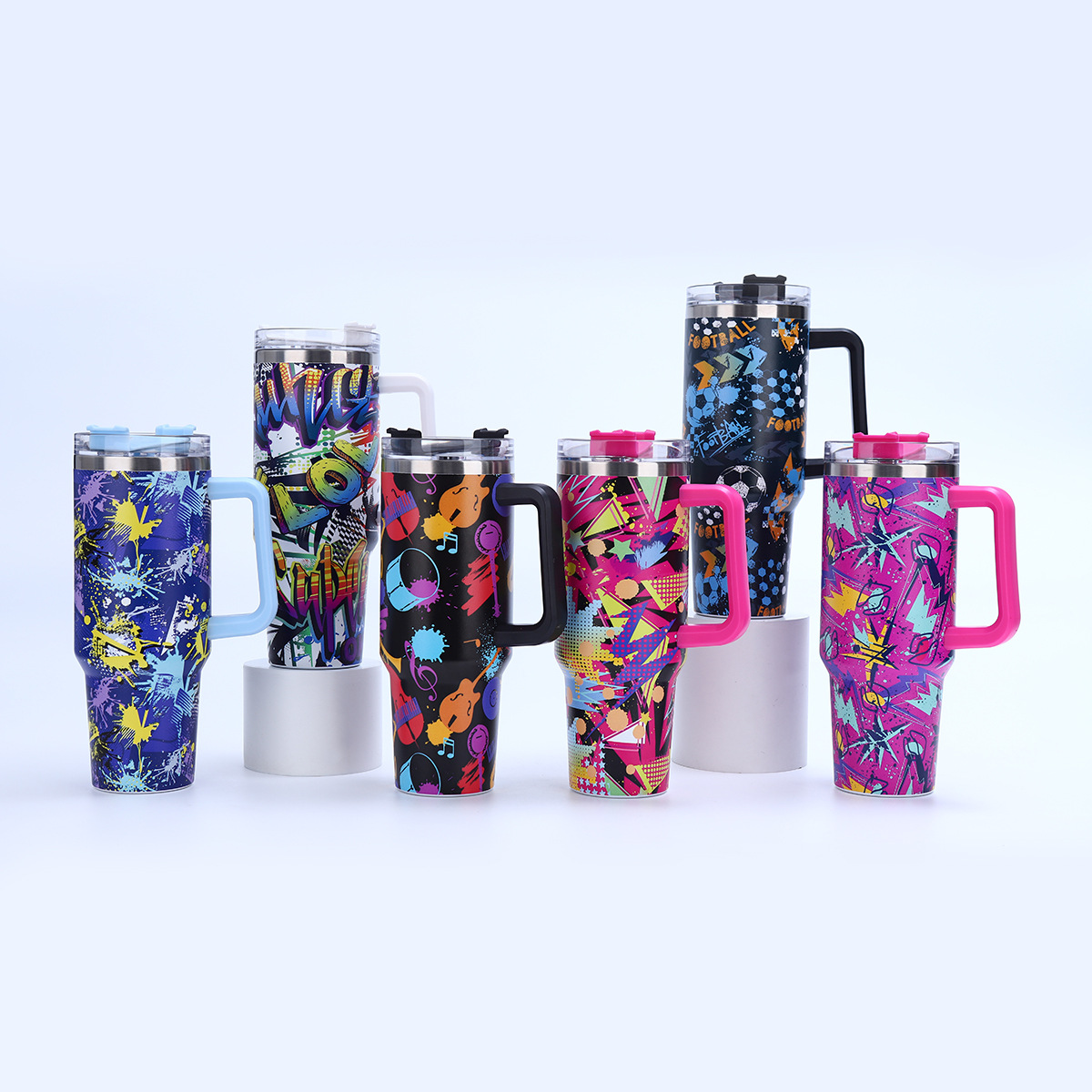 Hunan Kaixin Industrial And Trading Co., Ltd. 40 Oz Stainless Steel Cup Laser Engraved Double Insulated Mug Tumbler Vacuum Insulated Sport Water Bottle