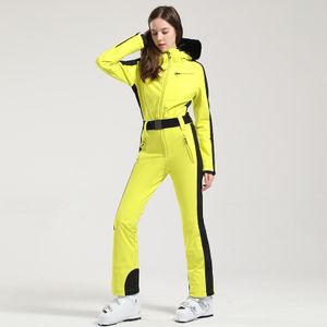 Wholesale New Fashion Women'S Ski Suit Jumpsuits Waterproof And Breathable Ski Jacket Womens One Piece Warmets Ski Jacket