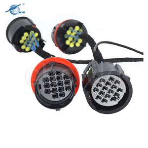 high quality custom 16 pin auto waterproof connectors car headlight wire harness 7283-3445-30 for land rover