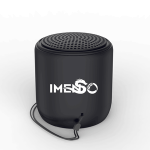 IMENSO hot-selling mini portable bluetooth speaker simple design for working space black 5.1 wireless TF/FM functions