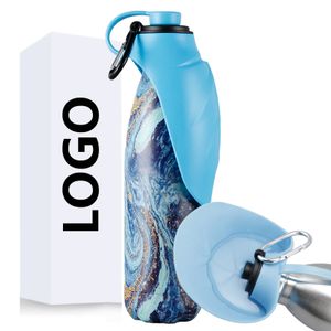 Top Selling Dog Water Bottle ECO Friendly Food Grade Portable Dog Water Bottle Stainless Steel Pet Water Bottle For Dog