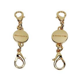 Luggage hardware accessories Three-point lobster clasp  English sign hanging light gold hook buckle Handbag hardware accessories