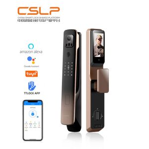 3D Face Recognition Automatic Digital Smart Door Lock Palm Vein Fingerprint Tuya Remote Keyless Door Locks