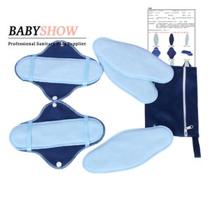 High Quality Wholesale 8pcs/set Menstrual Pads Sensitive Skin Polar Fleece Reusable Sanitary Pads for Female Cloth Panty Liner