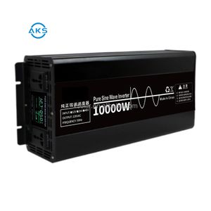 AKS Supplier Pure Sine Wave Single Phase Solar Inverter 1600W 3000w 3500W 4500W 10000w Solar Inverter 12V 24V 48V To 110V 220V