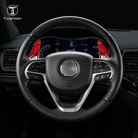 Steering wheel carbon fiber modification paddles refitted type carbon fiber paddle shift parts fit for JEEP Dodge Grand Cherokee