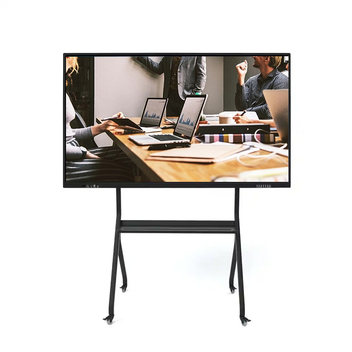 Aluminum Frame 65 Inch 2G RAM 16G ROM LCD Interactive Flat Panel Multi Touch Screen Smart Whiteboard