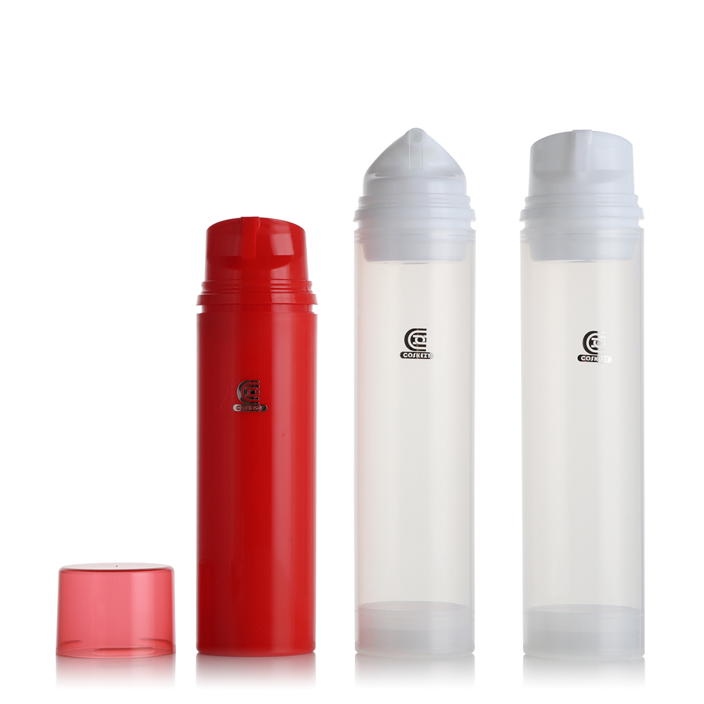 120ml 150ml Plastic Cosmetic Lotion Bottle Packaging, Custom Colorful PP Airless pump Container