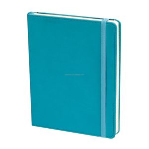 Custom Logo Office School Supplier A5 PU Leather Diary Hardcover Journal Notebook with Elastic Band