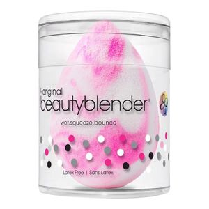 Custom logo non-latex powder puff cosmetic waterdrop makeup sponge set blender with packaging package box
