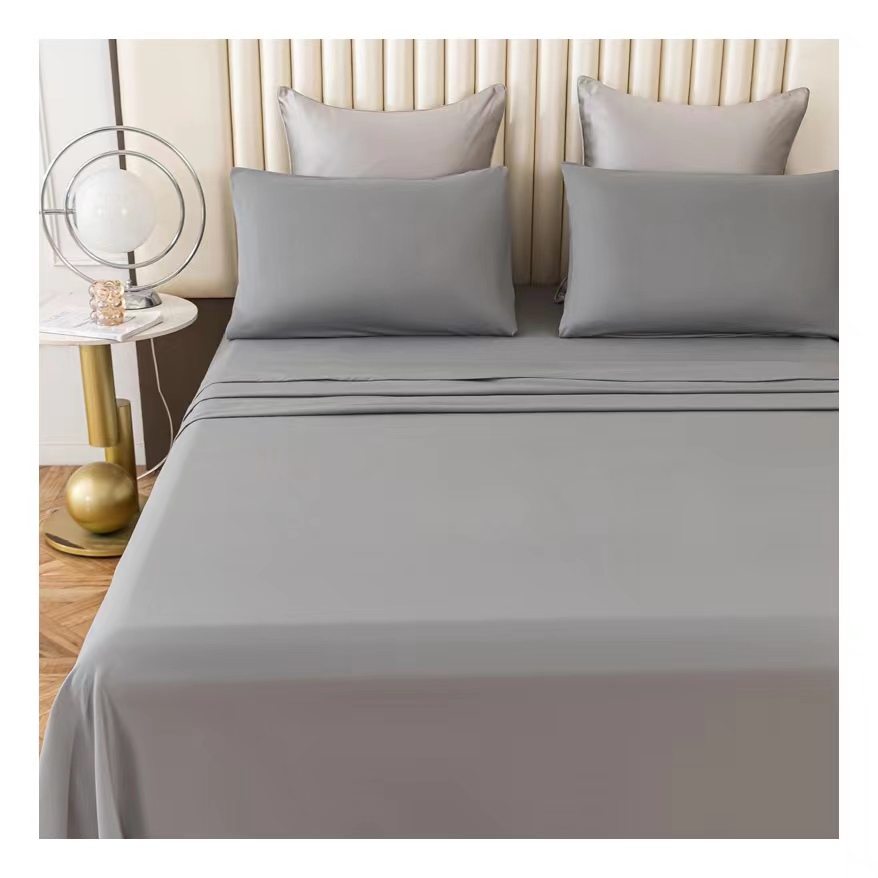 Cheap bedding Luxury Set Classic Sheet Polyester Bedsheet Four Pieces Bedding Set