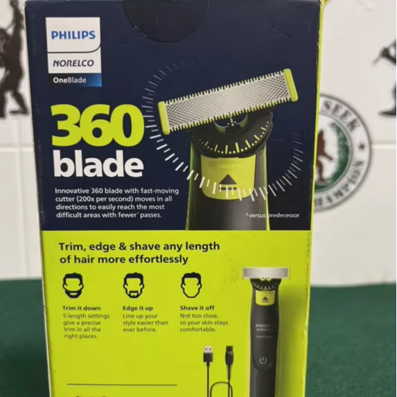 BOS TRADINGS LLC Philipss Norelcos OneBlade Trim Edge Shave QP2724/70 Brand New Sealed
