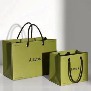 Manufacture Custom Logo Printed OEM Emballage Clothing Shoes Packaging Shopping Bags With Cardboard Paper Bag