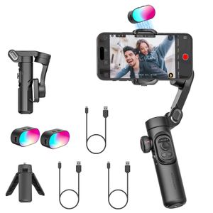 Smart XE Kit Plus Smartphone Gimbal AI Face Tracking Inception Mobile Phone 3Axis Stabilizer Video RGB Light Gesture Control