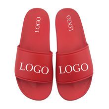 HelloSport China Manufacturer Custom Logo Fancy Red Sandals Slides Slippers For Women And Ladies