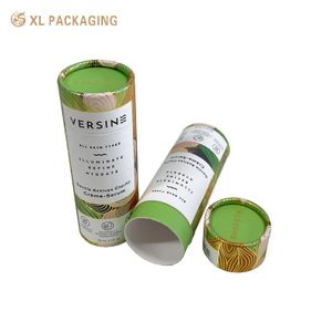 Round Kraft Paper Cardboard Tube Box Round Box Packaging For Food Tea Leaves Packaging