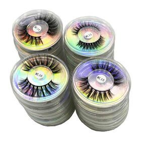 Eyelashes Wholesale Natural Long Hand Made Fluffy False Eyelashes Makeup Eyelash Extension Mink Lashes False Eye Lashes