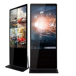 Indoor LCD Vertical Standalone Advertising Digital Signage and Displays with 10 Point Touch Screen for Advertising Reception Sto