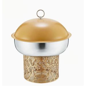 New Modern Hotel Ware Food Display Buffet Warmer Made Of Stainless Steel Gold Chafing Dishes For Kitchenware Organizer