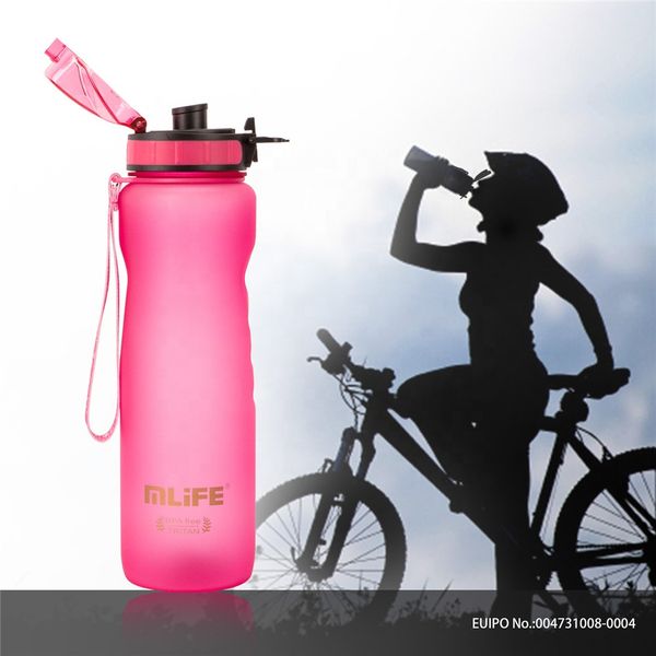 bpa free bicycle water bottles 1 liter custom logo water bottle suitable bike holder 1500ml water bottle with gift box