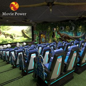 Amusement Park Games 5D Cinema System With Motion Simulator Dynamic Seats 5D Cinema Machine